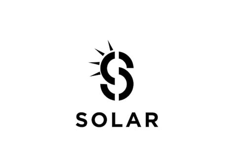 Premium Vector Solar Logo Design Vector Illustration