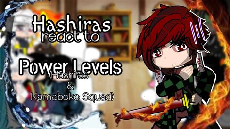 Hashiras React To Power Levels Ft Hashiras Kamabokosquad