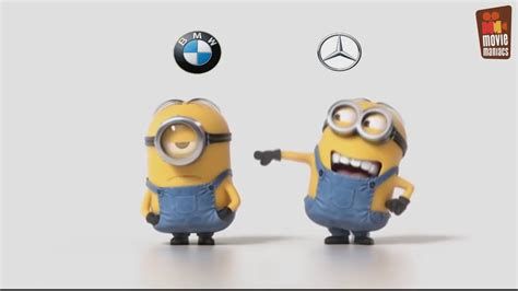 Mercedes Benz Vs Bmw Minions Style Youtube