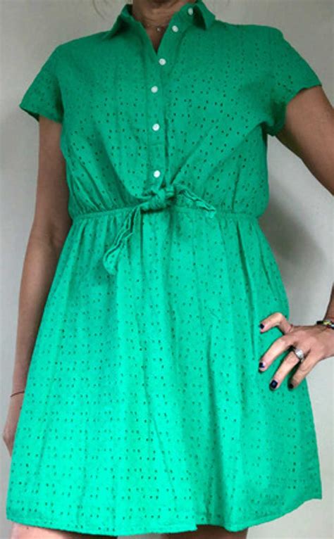 Jcrew Eyelet Dress Gem