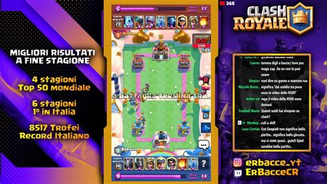 NUOVA STAGIONE NUOVO META NUOVI DECK LIVE CLASH ROYALE YouTube