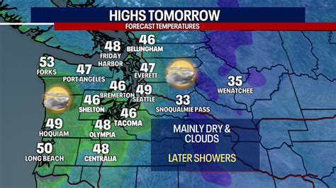 Seattle Weather: Dry start and mild temps Saturday, late showers return ...