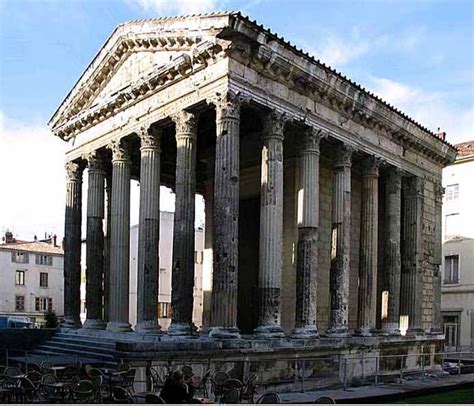 The Temple of Augustus and Livia in Vienne, late 1st century BC