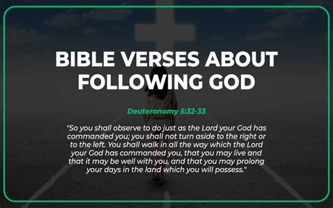 25 Bible Verses about Following God (With Commentary) - Scripture Savvy