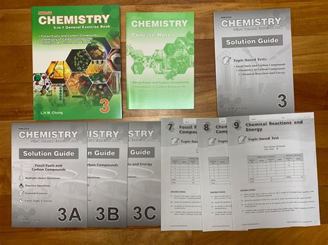 Hkdse Chemistry In Exercise Book Notes Topic Based Tests Solution