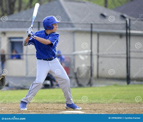 Teen Baseball Batter Stock Photo Image Of Action Outdoor