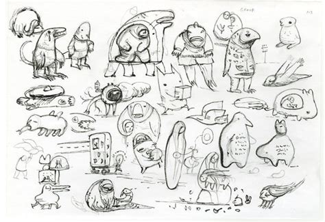 Shaun Tan - "Mythological Creatures" (sketches) (2008) - pencil and in ...