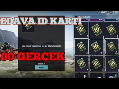 BEDAVA ID İSİM DEĞİŞTİRME KARTI ALMA Pubg Mobile 2022 pubgmobile