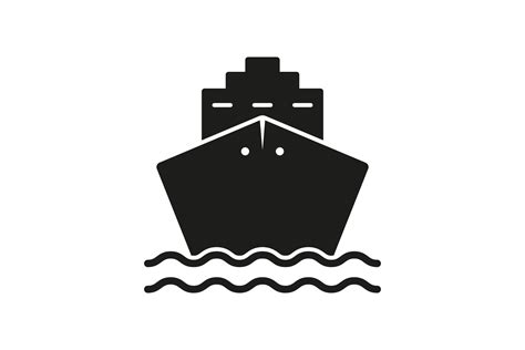 Cruise Ship Icon. Sea Transport. Graphic by anttonio.vitalievich ...