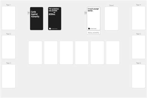 Play Cards Against Humanity online thanks to Playingcards.io