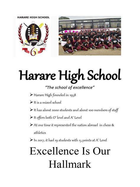 Harare High School | PDF