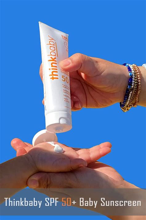 Thinkbaby Spf 50 Baby Sunscreen Safe Natural Sunblock For Babies