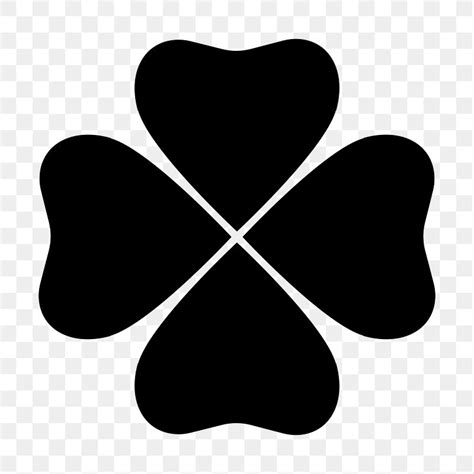 White Four Leaf Clover Png