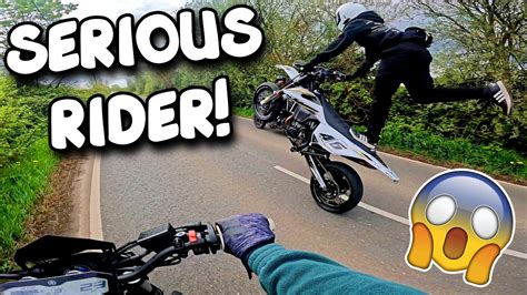 We Met A Crazy Supermoto Rider Ashman Youtube