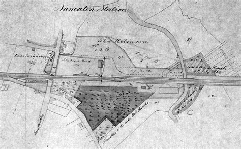 Nuneaton Station Layout Of The Original Nuneaton Station Showing Just