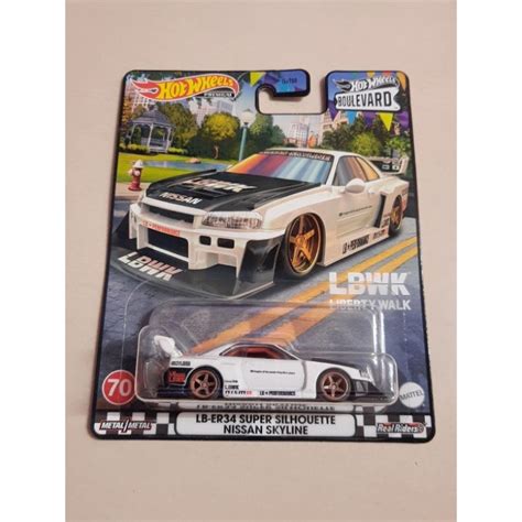 Hot Wheels GJT68 Boulevard Dash P LB ER34 Nissan Skyline Subaru Ford Shelby Volkswagen Caddy