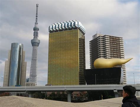 The Asahi Beer Headquarters Is One Of The Most Intriguing Architectural