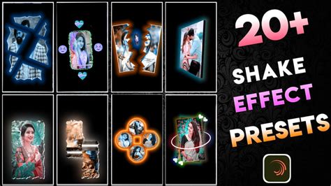 Top Shake Effect Presets Alight Motion Shake Presets Alight