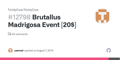 Brutallus Madrigosa Event 20 · Issue 12798 · Trinitycore