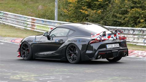 2025 Toyota Supra GRMN Makes Spy Photo Debut Riding Low