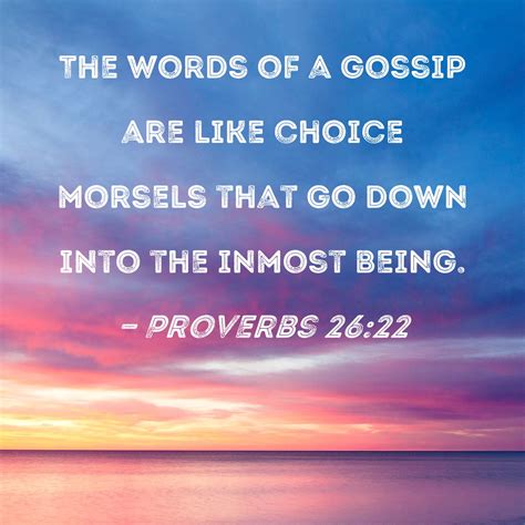 Gossip Bible Verses