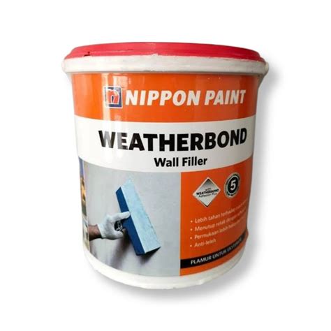 Jual Dempul Plamir Nippon Weatherbond Tembok Luar Exterior | Shopee Indonesia