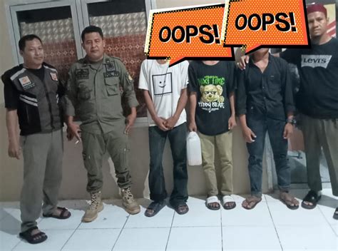 Asyik Pesta Miras Tiga Remaja Di Selayar Diciduk Satpol Pp Opsi Id