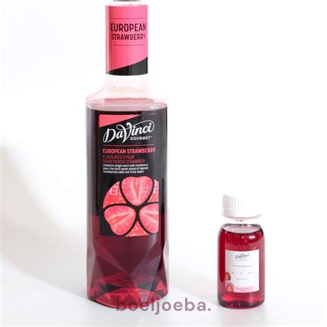 Jual Davinci Strawberry Syrup Repack 30 50 100 G Shopee Indonesia