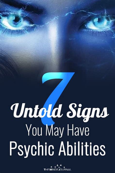 7 Untold Signs That You May Have Psychic Abilities Are You A Psychic