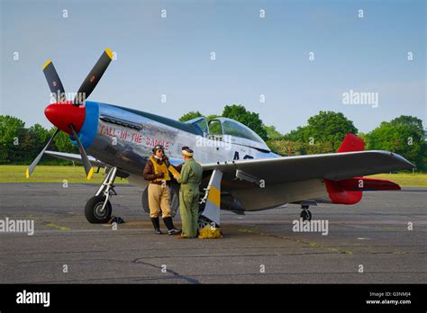 P-51D, Mustang, Red Tail, Tuskegee Airmen Stock Photo, Royalty Free ...