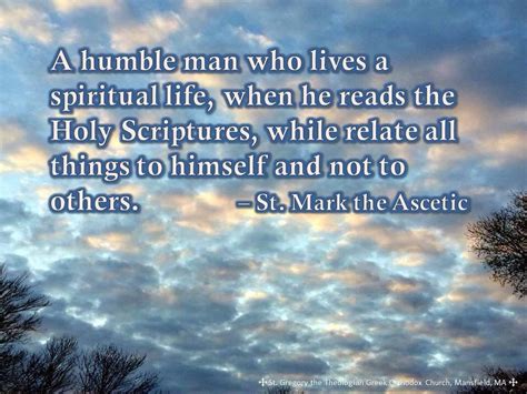 St Mark The Ascetic Holy Scriptures Spiritual Life Orthodoxy