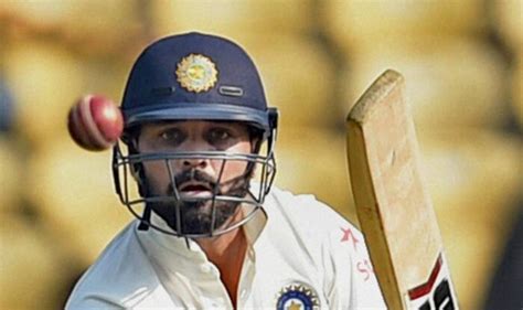 India Vs Australia Shoulder Injury Keeps Murali Vijay Out Of Second