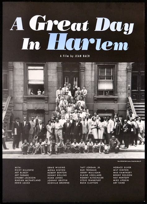 GREAT DAY IN HARLEM | Rare Film Posters