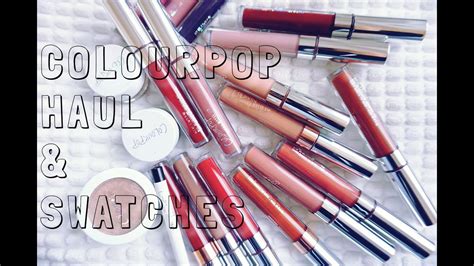 Huge Colourpop Haul And Swatches Ultra Matte Liquid Lip Creme Gel Liner Highlighter Norxssa