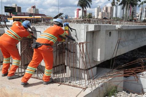 Santo Andr Come A A Instalar Estruturas De Novas Pontes E Viadutos Do