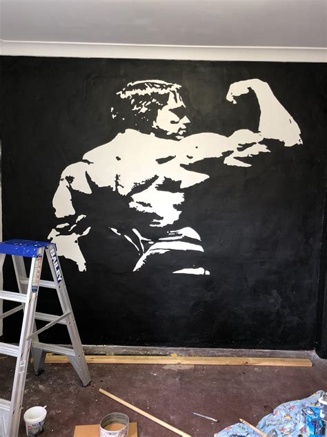 My Home Gym Mural Streetart