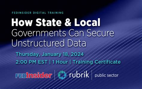 Fedinsider Webinar How State And Local Governments Can Secure