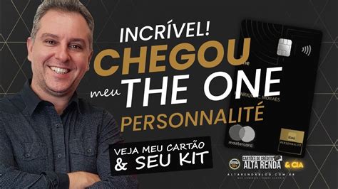 CHEGOU MEU CARTÃO PERSONNALITÉ MASTERCARD BLACK THE ONE CONHEÇA O KIT