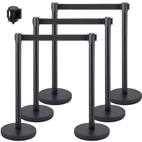 Vevor Crowd Control Stanchion Set Of Pieces Stanchion Set Stanchion