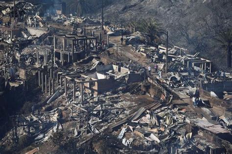 Incendio En Viña Del Mar Chile Decreta El Estado De Emergencia Por Un