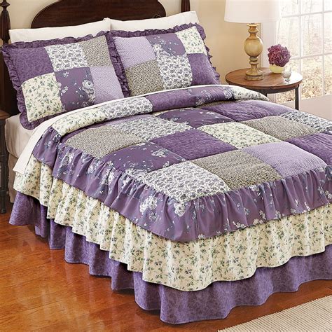 Melina Patchwork Quilted Bedspread | Collections Etc.