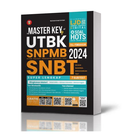 Jual Buku The Master Key Of Utbk Snpmb Snbt Shopee Indonesia