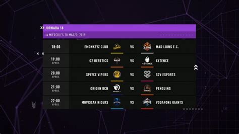 Horarios de la última jornada de la Superliga Orange LoL