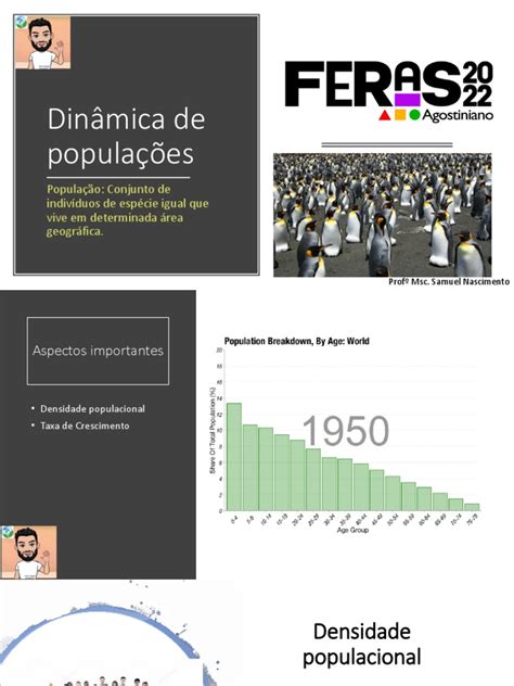 Dinâmica De População Biologia - Slides de Biologia I - Dinâmica de Populações (3 Série) | PDF ...