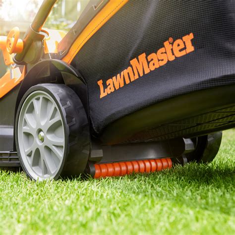 Lawnmaster 1600w 37cm Rotary Electric Lawn Mower With Rear Roller Wilko