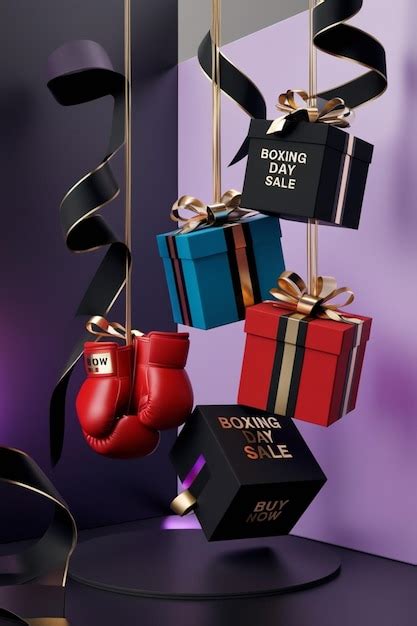 Poster For World World World Boxing Day With A Pink Background