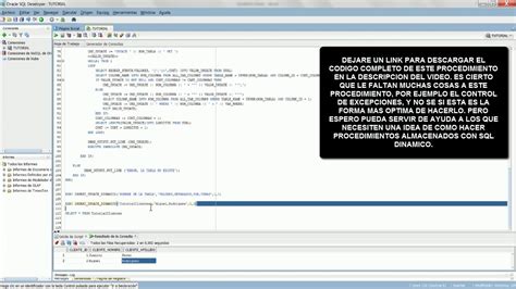 Procedimiento Almacenado Para Hacer Insert O Update A Cualquier Tabla Plsql Oracle Youtube