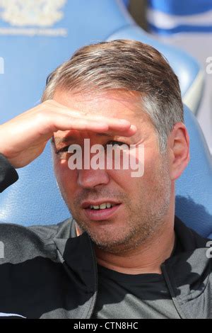 Manager Darren Ferguson (Manager Peterborough United) gestures during ...