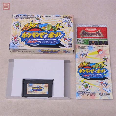 【やや傷や汚れあり】gba ゲームボーイアドバンス ポケモンピンボール ルビーandサファイア Pokemon Nintendo ニンテンドー