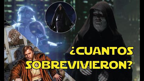 Cuantos Jedis Sobrevivieron A La Orden 66 Armando R YouTube